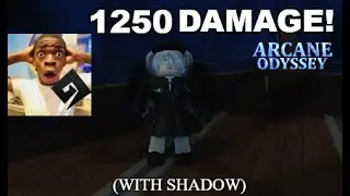 (Arcane Odyssey) 1250 DAMAGE SHADOW BUILD!