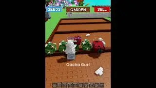 Gacha Gurl opens 100 Enchanted Eggs #roblox #growagarden #shorts