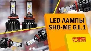 Яркие LED лампы SHO-ME G1.1 30W. Качественные светодиодные лампы. Тест на дороге.