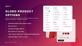How to get unlimited variants options in Shopify with Globo Product Options