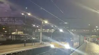 88010 on 4S45 passing 90041 & 90018 on 4S47 at Stafford Station