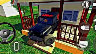 ​King of Parking: Mahindra Thar! 👑 (Music: High Bass Gangster) ✨ Indian Bike Driving 3D Viral 🔥