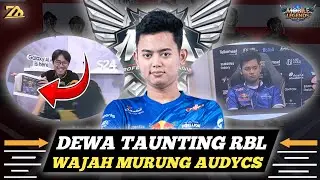 REBELLION  KENA TAUNTING DEWA UNITED⁉️ WAJAH AUDYCS MURUNG TANPA SENYUM‼️