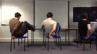 Rehearsal from 'Words, Words, Words' by David Ives