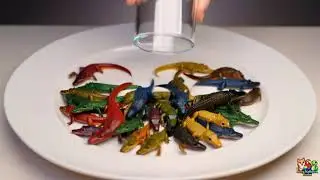 Cute Colorful Tiny Animals in a Glass Jar Compilation | Furry_Feathered_Scales | (EP20) #ai #animals