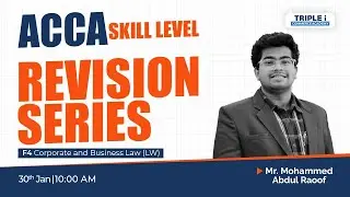 ACCA Skill Level Revision Series | F4 Corporate and Business&nbsp;Law(LW)