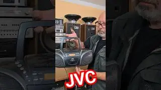 JVC CD portable system RC-EZ55 - radio cassette recorder with CD player@Angelicaaudio