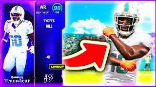 99 SPEED TYRREK HILL BLOWS BY THE D WITHOUT EFFORT - Madden 24 Ultimate Team 