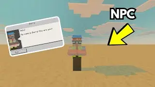 How to get a NPC in Minecraft! (Bedrock) | Tutorial 