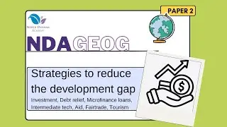 Strategies to reduce the development gap (Paper 2) AQA GCSE Geography