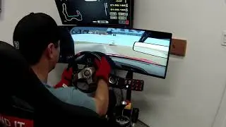 Assetto Corsa Buttonwillow CW13 configuration with the MX5 in my new sim rig 1:56.1