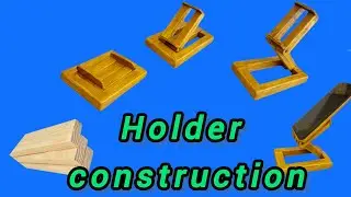 The Secret to Making a Professional Wooden Folding Mobile Stand (Free+No Complex Tools| Amazing DIY!