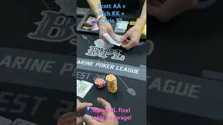 Rare BPL final table coverage. Massive cooler. 🥶 #poker #bellarinepokerleague