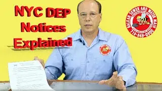 NYC DEP Notice & Violations For Water & Sewer Leaks Explained