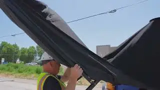 Portable shade with the Humbra Firefly