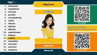 Learn 16 Advanced English Adjectives 🧠 | Boost Your Vocabulary (C1&ndash;C2) | Definitions & Examples