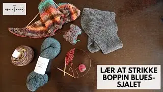 Lær at strikke Boppin Blues sjal
