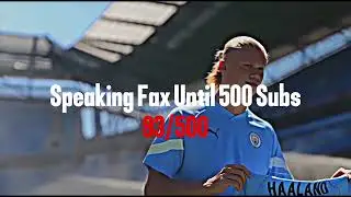 Speaking Fax Until 500 Subs 93/500