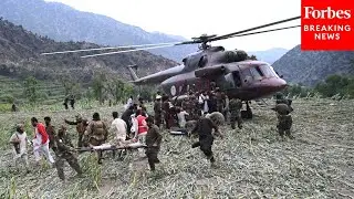 Afghanistan Earthquake Survivors Flee To City Of Jalalabad By Helicopter