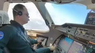 COMAC C919 testing 90 degree rolling during test flight