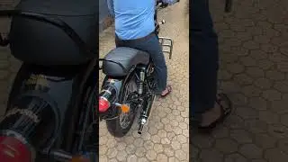 New Bullet Standard Black Leg Guard Airfly #bullet350 #royalenfield #bullet #trending #shorts