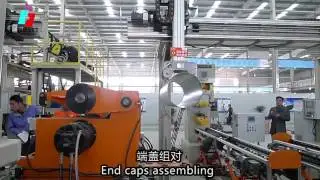 Water tank welding production line