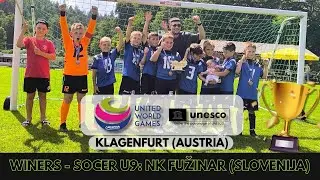 UNITED WORLD GAMES (Klagenfurt - Austria) - 1. place U9 - NK Fužinar, Ravne na Koroškem - Slovenia