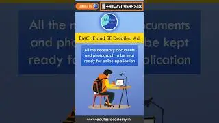 BMC JE Civil and SE Civil Recruitment 2024 | Detailed Ad | Exam Dates | EduFest Academy