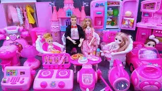 20 Minutes Satisfying with Unboxing Barbie Princess Bedroom Dress Up Playset ASMR | Review Toys