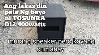 RCF subwoofer D12/tosunra speaker 400 watts