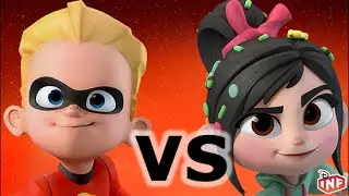 Dash vs Vanellope sarlacc pit arena fight Disney Infinity toy box