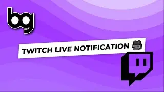 📷 DEVLOG | twitch live notification