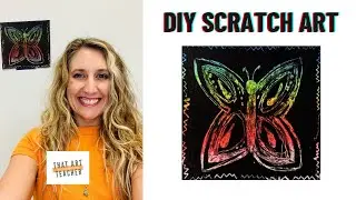 Make Colorful Scratch Art at Home Using Oil Pastels | Step-by-Step Tutorial