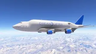 MSFS24  Santiago del Cile - Ushuaia    @Boeing 747 LCF Dreamlifter