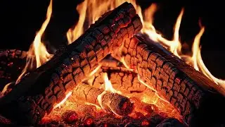 Winter Refuge Cabin &ndash; Fireplace Ambience