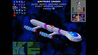 Star Control Earthling Cruiser in low-res 3D