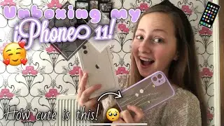 I got a new phone! Unboxing my iPhone 11 🥰 x