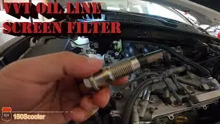 Toyota Rav4 V6 3.5L VVT Oil Line Screen Filter Check