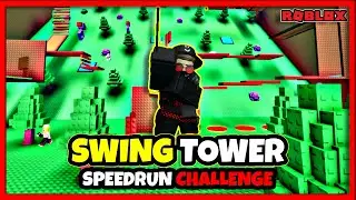 SWING TOWER : SPEEDRUN CHALLENGE | Roblox | Gameplay Walkthrough