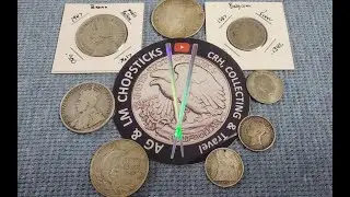 Mail Call # 58 -  Foreign World Silver Purchase from AG Chopsticks : Kreuzer, Balboa, Gulden, Franc