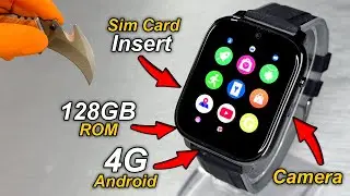 ROGBID Z10 4G Android SmartWatch With SimCard Insert & Camera⚡️4GB RAM + 128GB ROM + HotSpot⚡️