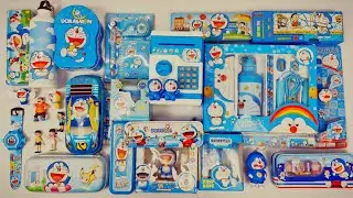Big Doraemon toys & stationery collection - piggybank, pencil case, sharpner, jump rope, helicopter