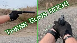 These Guns ROCK! SAR9 SOCOM & SAR9c SOCOM Fun Range Test with Suppressor!
