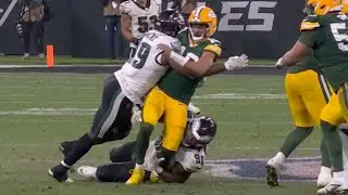 Jordan Love Suffers Lower Leg Injury vs Eagles