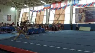 Ауди Нелли. вольные. Первенство Москвы. 10/17