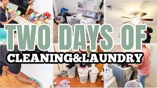 2021 TWO DAYS OF CLEANING AND LAUNDRY MOTIVATION | LAUNDRY ROUTINE |2021 ULTIMATE DEEP CLEAN WITH ME