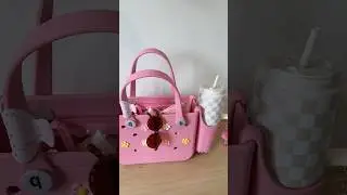 *asmr* pink bogg bag 🎀💗🌸 #asmr #restock #pink #aesthetic #satisfying
