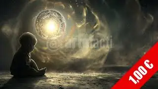 Silhouette Baby Stargazing at Solar Halo HD Stock Footage