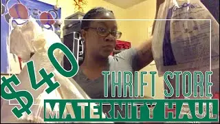 $40 Maternity Haul | Thrift Store