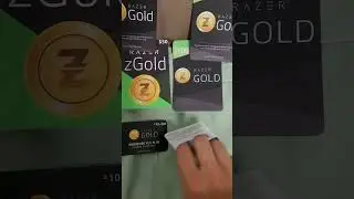 Razer Gold Card Uncover ⚡ The Cleanest Scratch Ever!